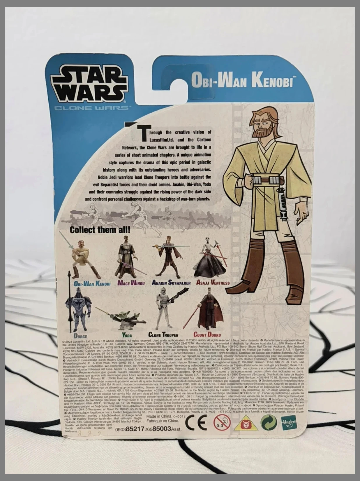Star Wars Clone Wars – Obi-Wan Kenobi (2003) Hasbro – Cartoon Network – Novo MOC – photo 2